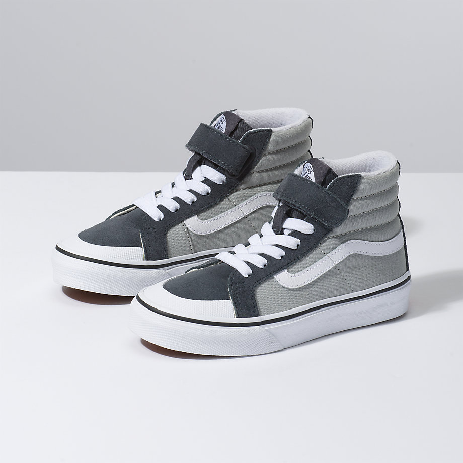 Vans Kiz Çocuk Spor Ayakkabı Suede Sk8-Hi Reissue 138 V Gri | 26125-715